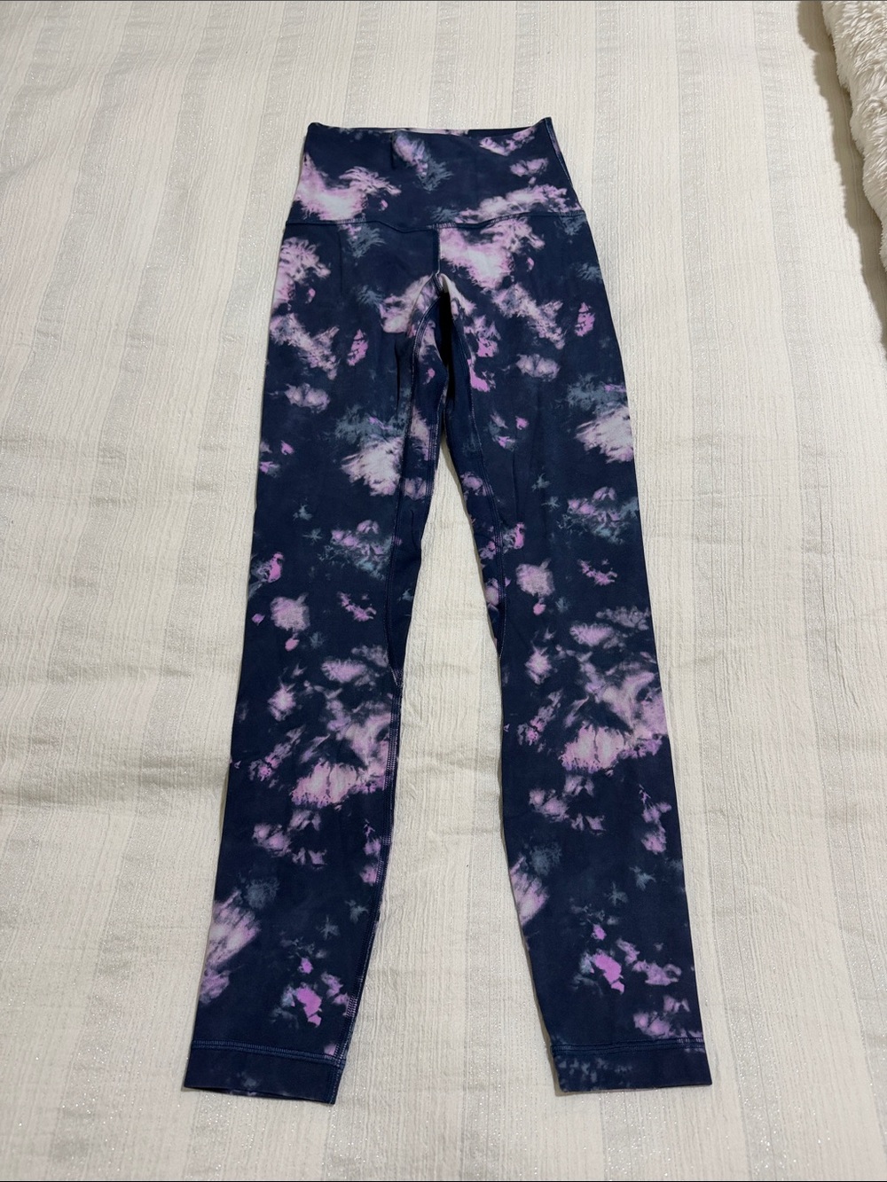 lululemon athletica Navy & Lilac Tie-Dye High-Rise Align Leggings